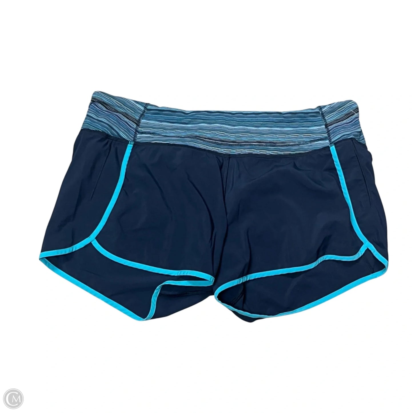 Athletic Shorts By Lululemon In Blue, Size: 12