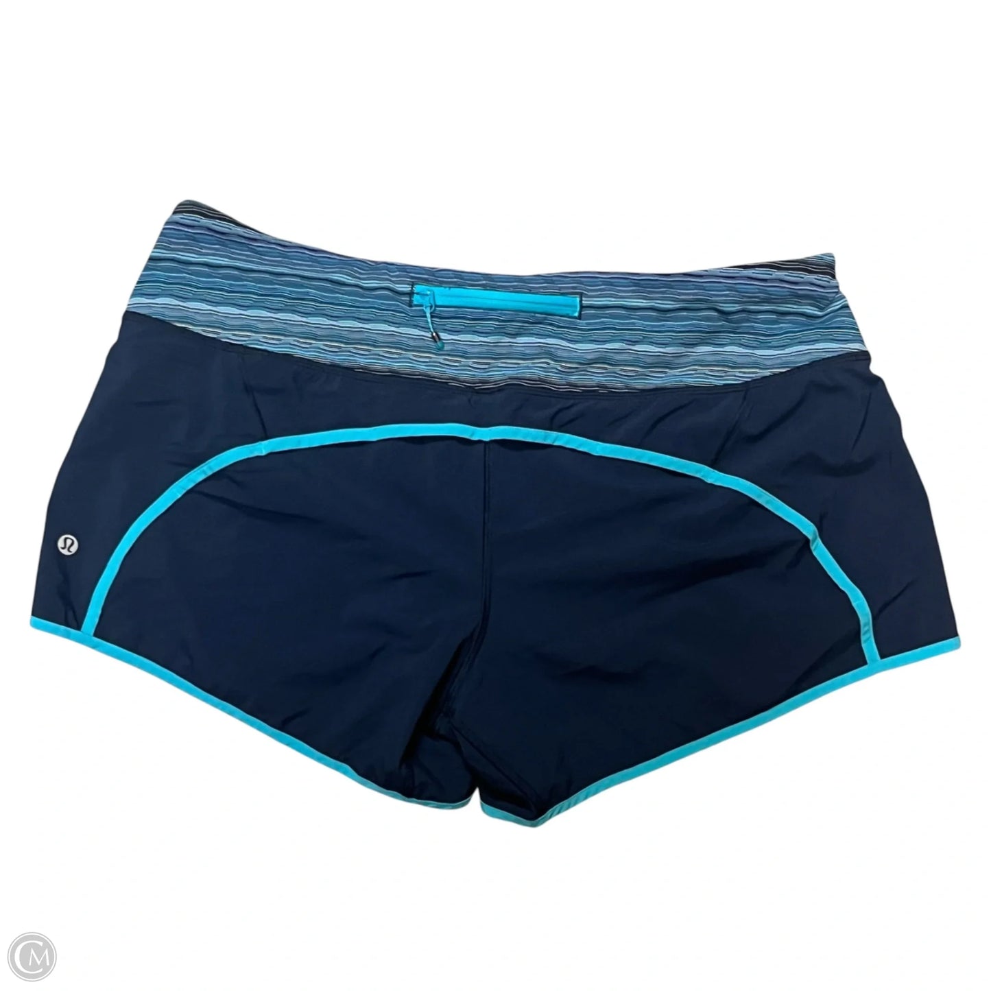 Athletic Shorts By Lululemon In Blue, Size: 12