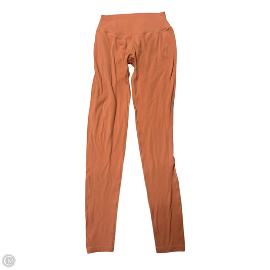 Athletic Leggings By Stori In Orange, Size: 4