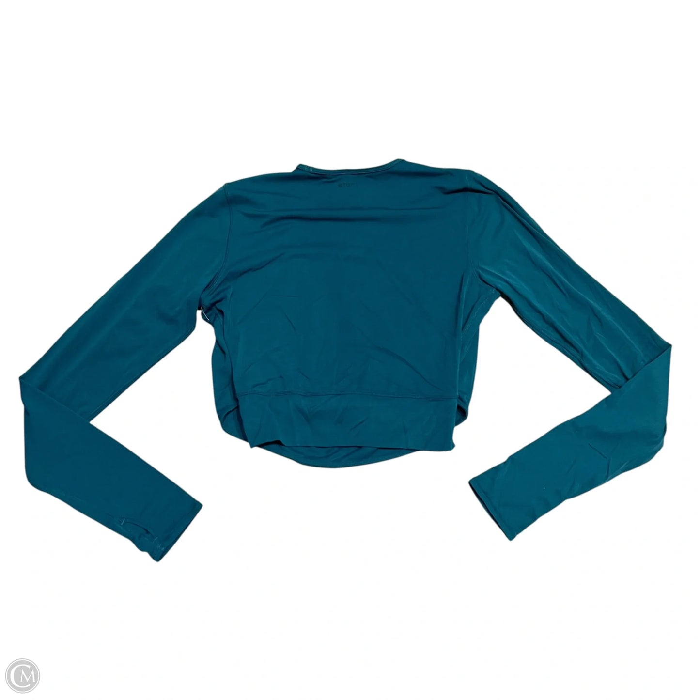 Athletic Top Long Sleeve Crewneck By Stori In Teal, Size: M