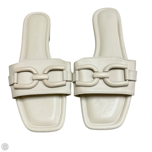 Sandals Flats By Primark In Ivory, Size: 9
