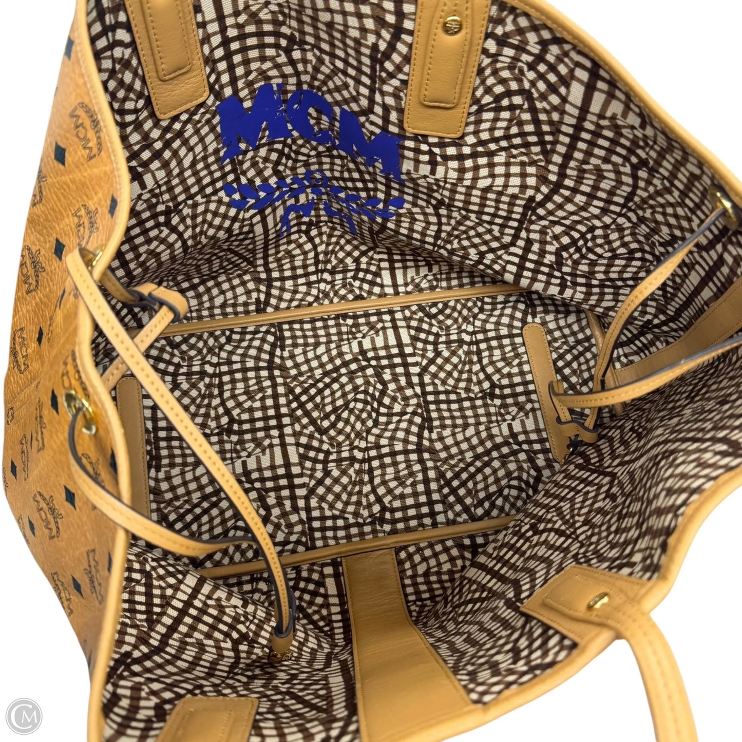 Tote Luxury Designer By Mcm, Size: Large