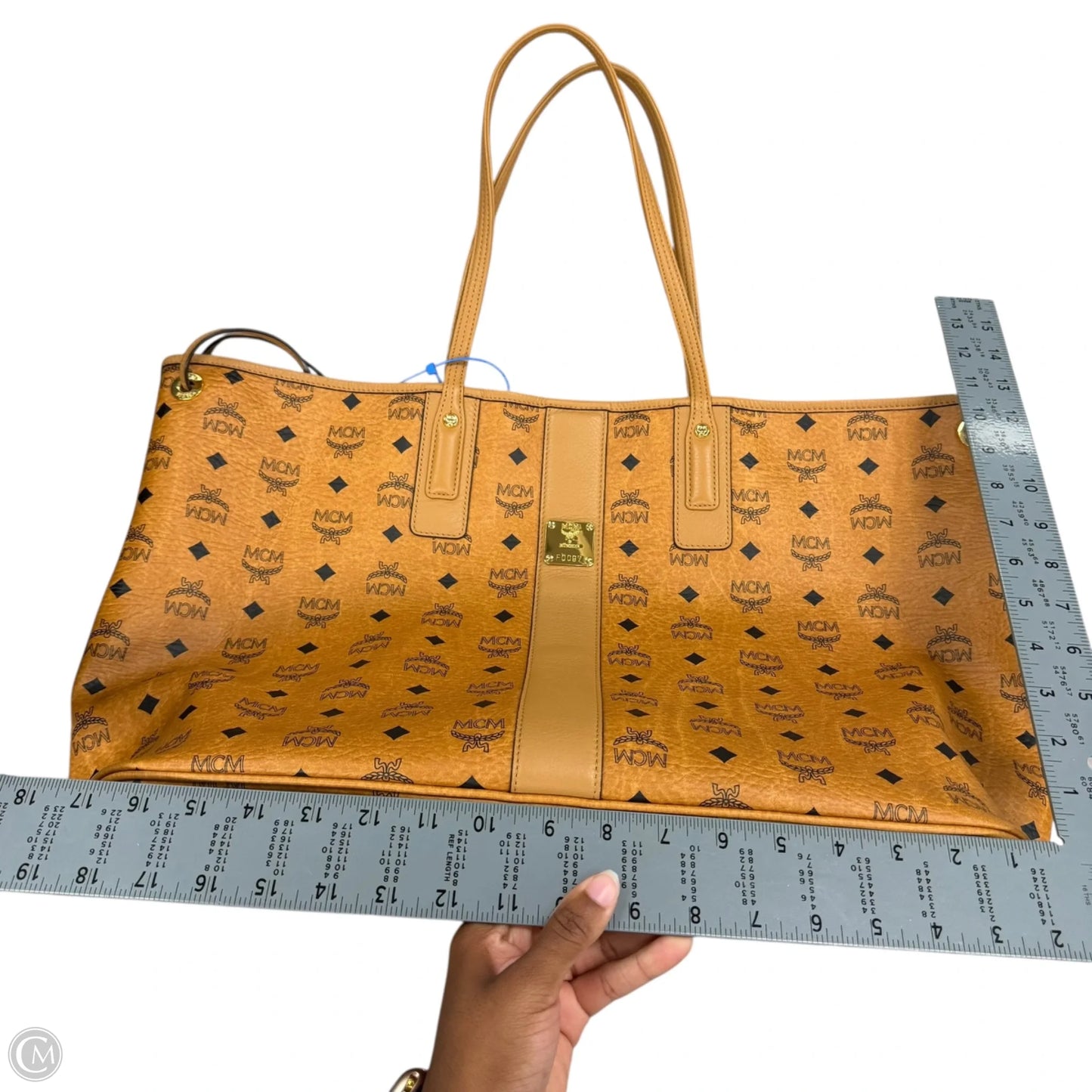 Tote Luxury Designer By Mcm, Size: Large