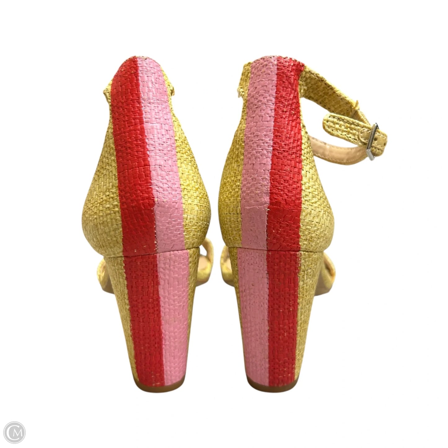 Sandals Heels Block By Inc In Tan, Size: 7.5