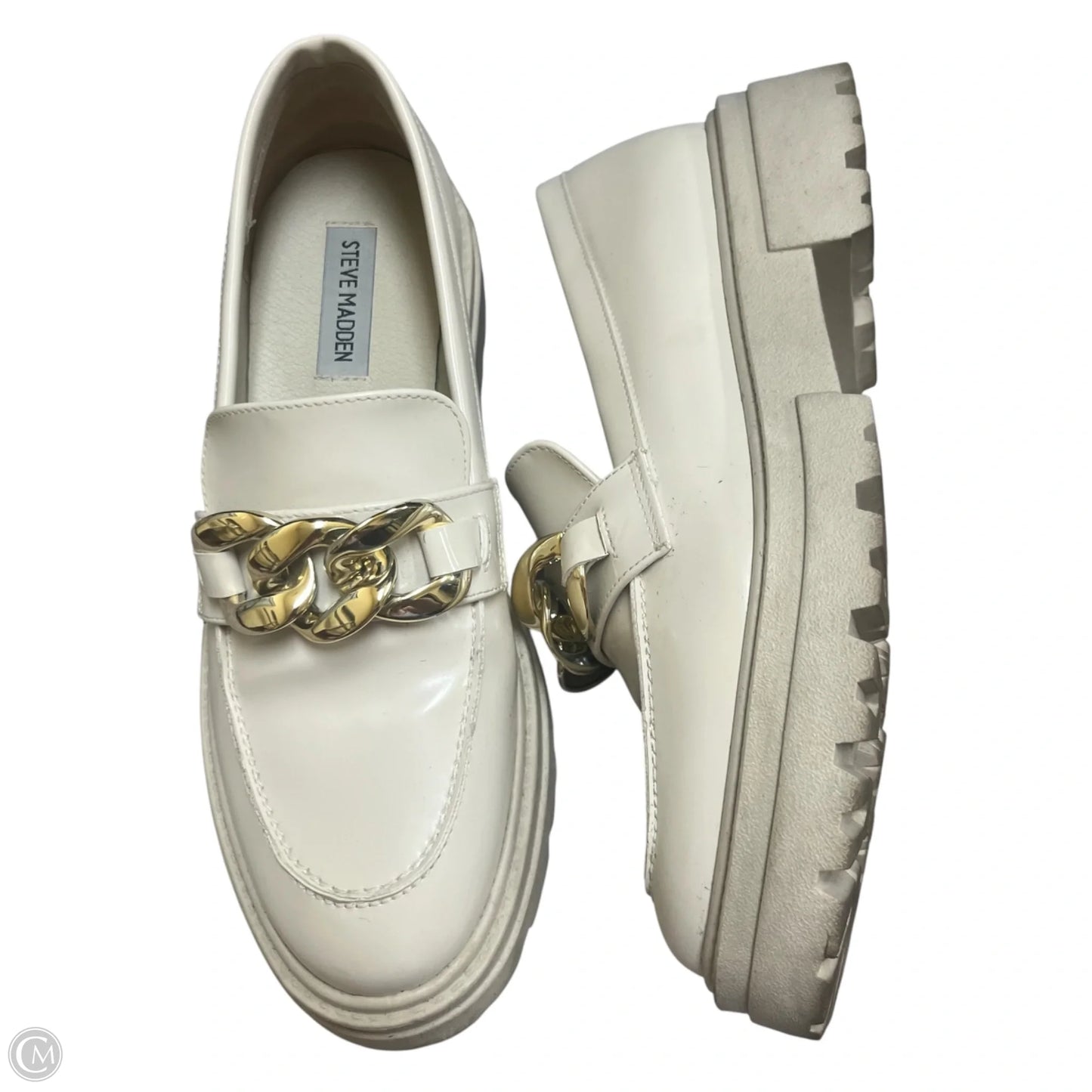 Shoes Flats By Steve Madden In Ivory, Size: 7.5