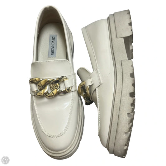 Shoes Flats By Steve Madden In Ivory, Size: 7.5