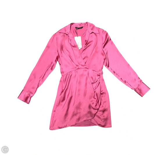 Dress Party Short By Zara In Pink, Size: M