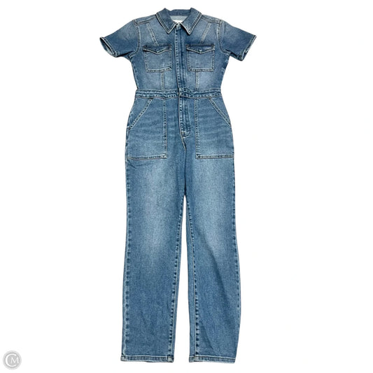Jumpsuit By Good American In Blue Denim, Size: Xs