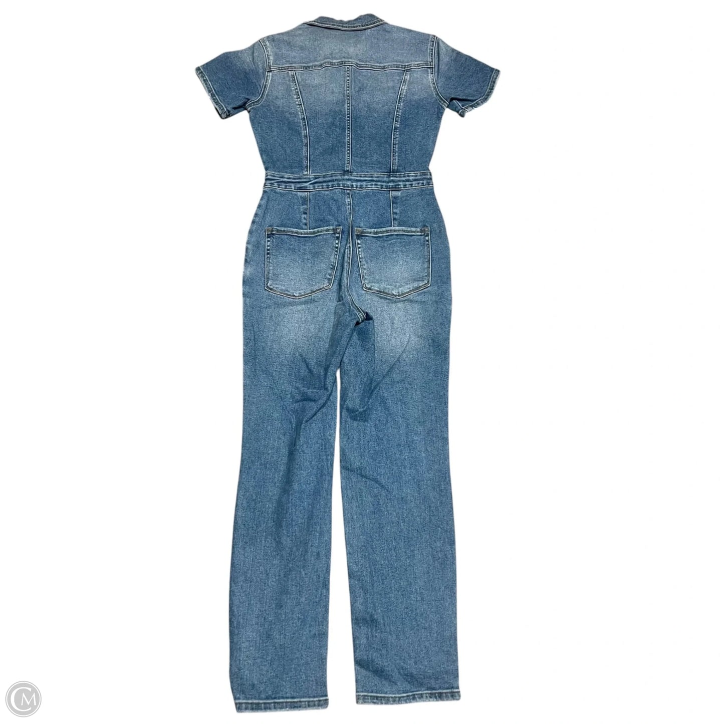 Jumpsuit By Good American In Blue Denim, Size: Xs
