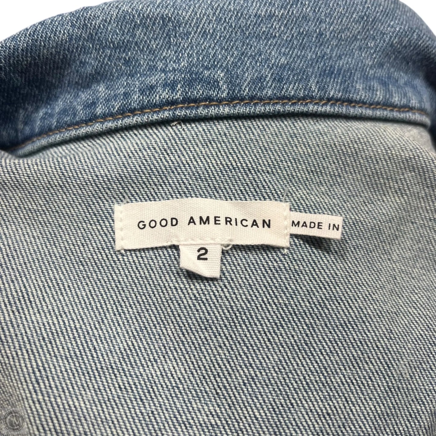 Jumpsuit By Good American In Blue Denim, Size: Xs