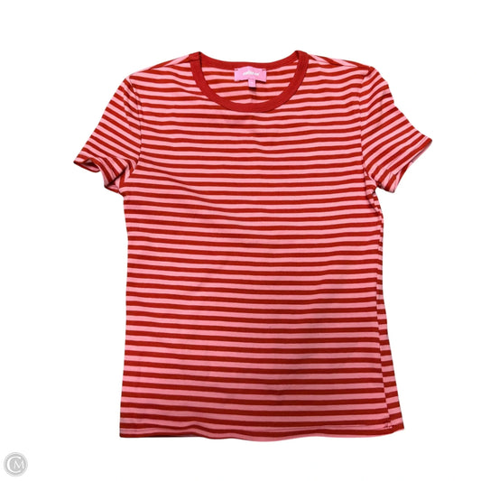 Top Short Sleeve Basic By Edikted In Pink & Red, Size: Xs