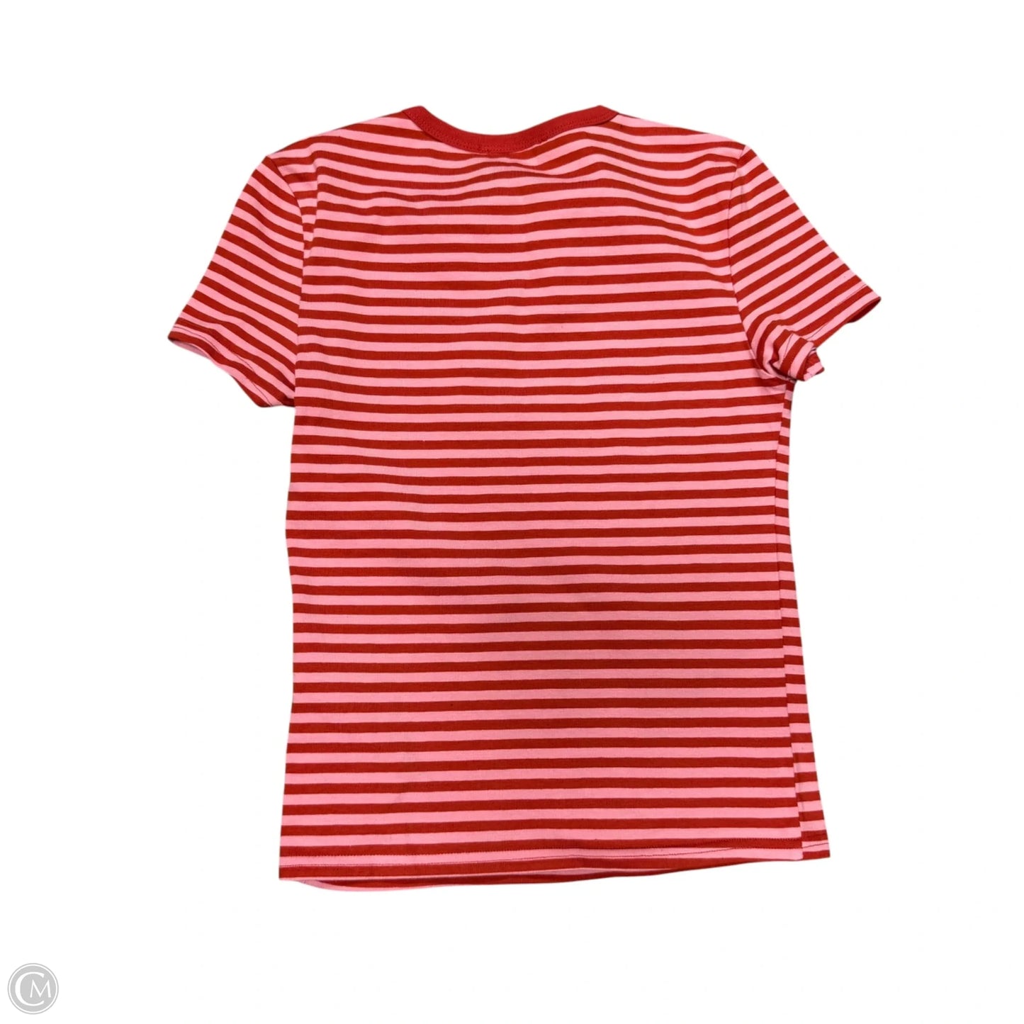 Top Short Sleeve Basic By Edikted In Pink & Red, Size: Xs