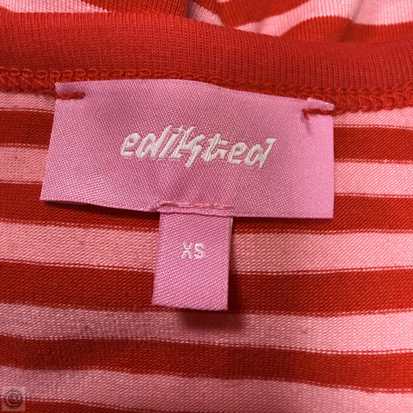 Top Short Sleeve Basic By Edikted In Pink & Red, Size: Xs