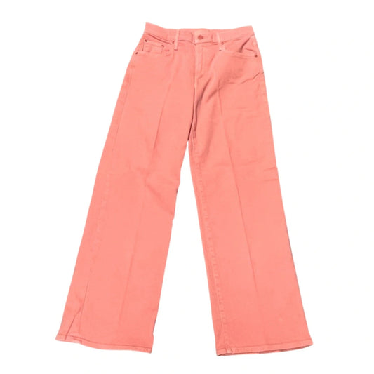 Jeans Straight By Mother In Orange Denim, Size: 2