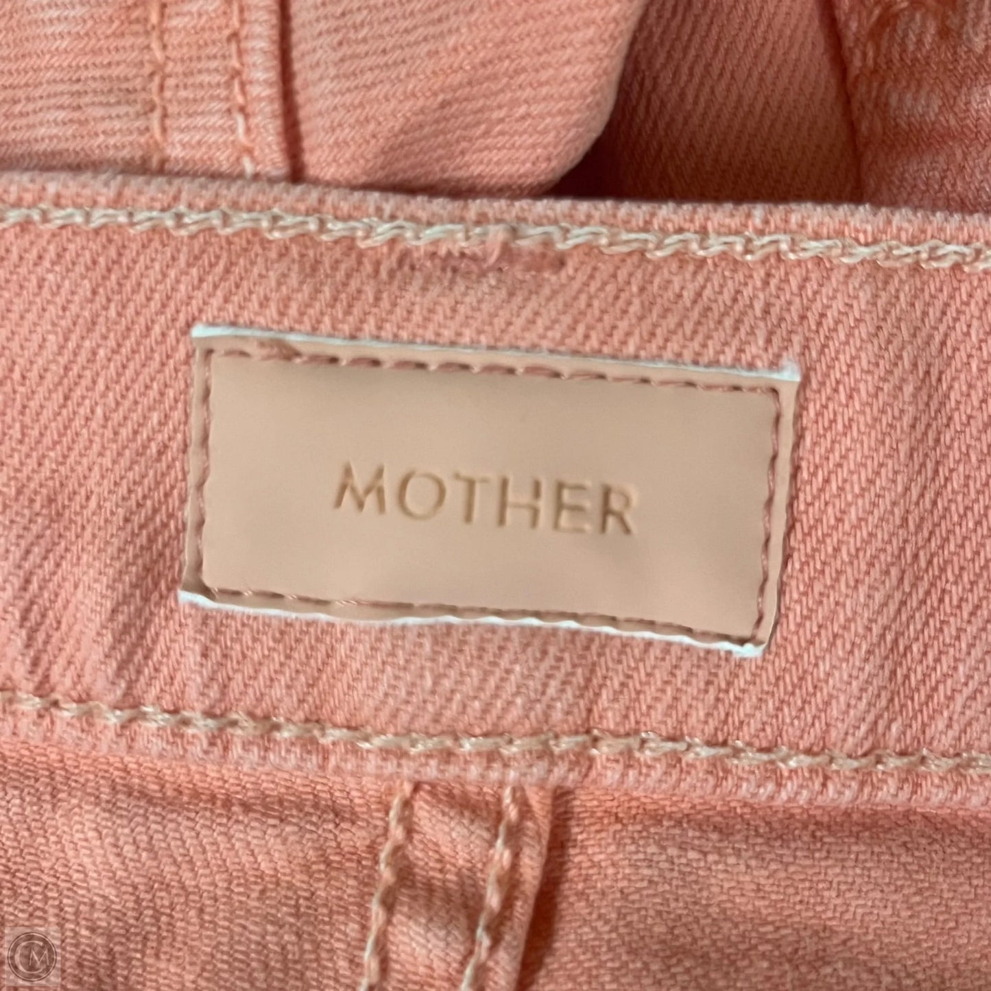 Jeans Straight By Mother In Orange Denim, Size: 2