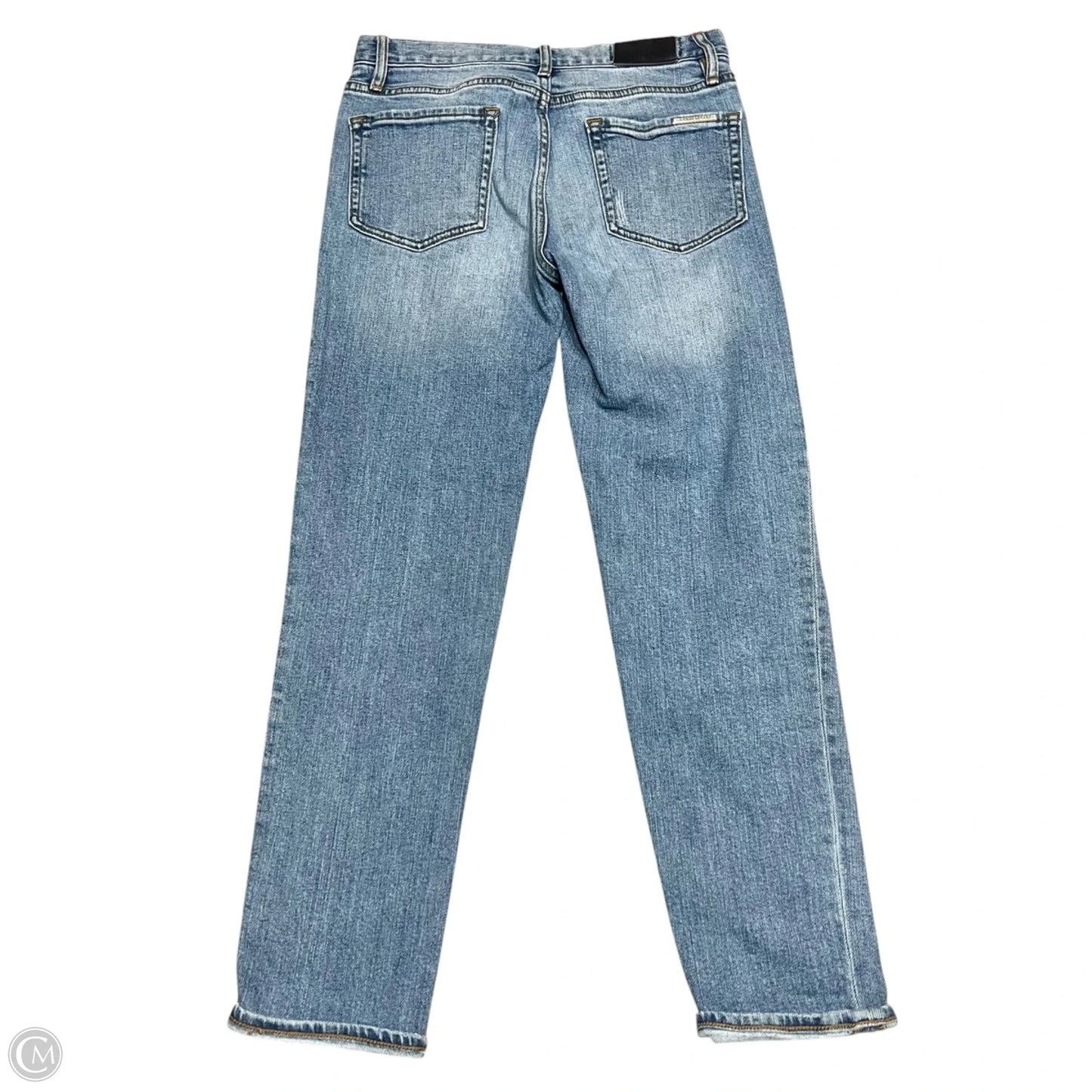 Jeans Straight By Armani Exchange In Blue Denim, Size: 0