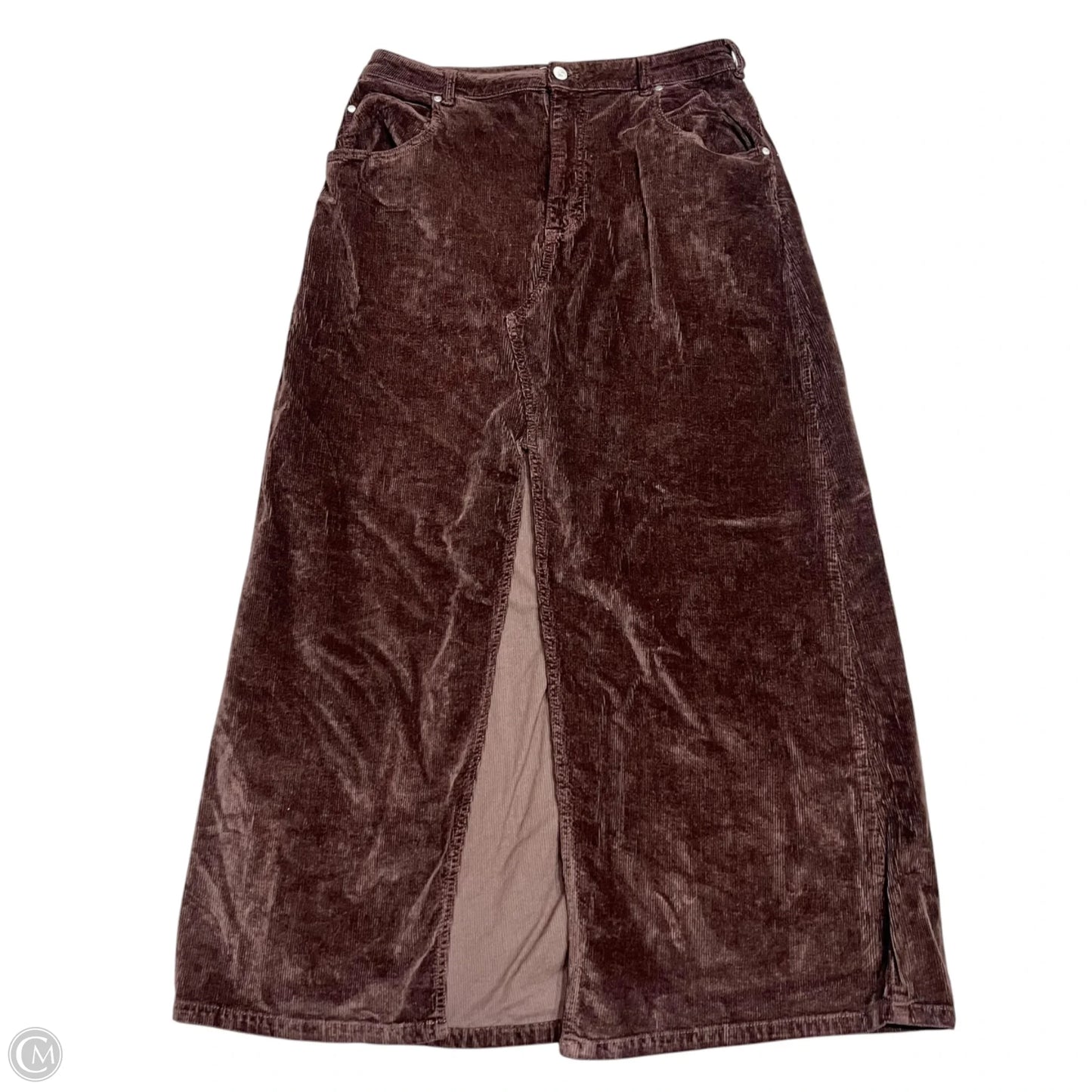 Skirt Maxi By Pilcro In Brown, Size: L
