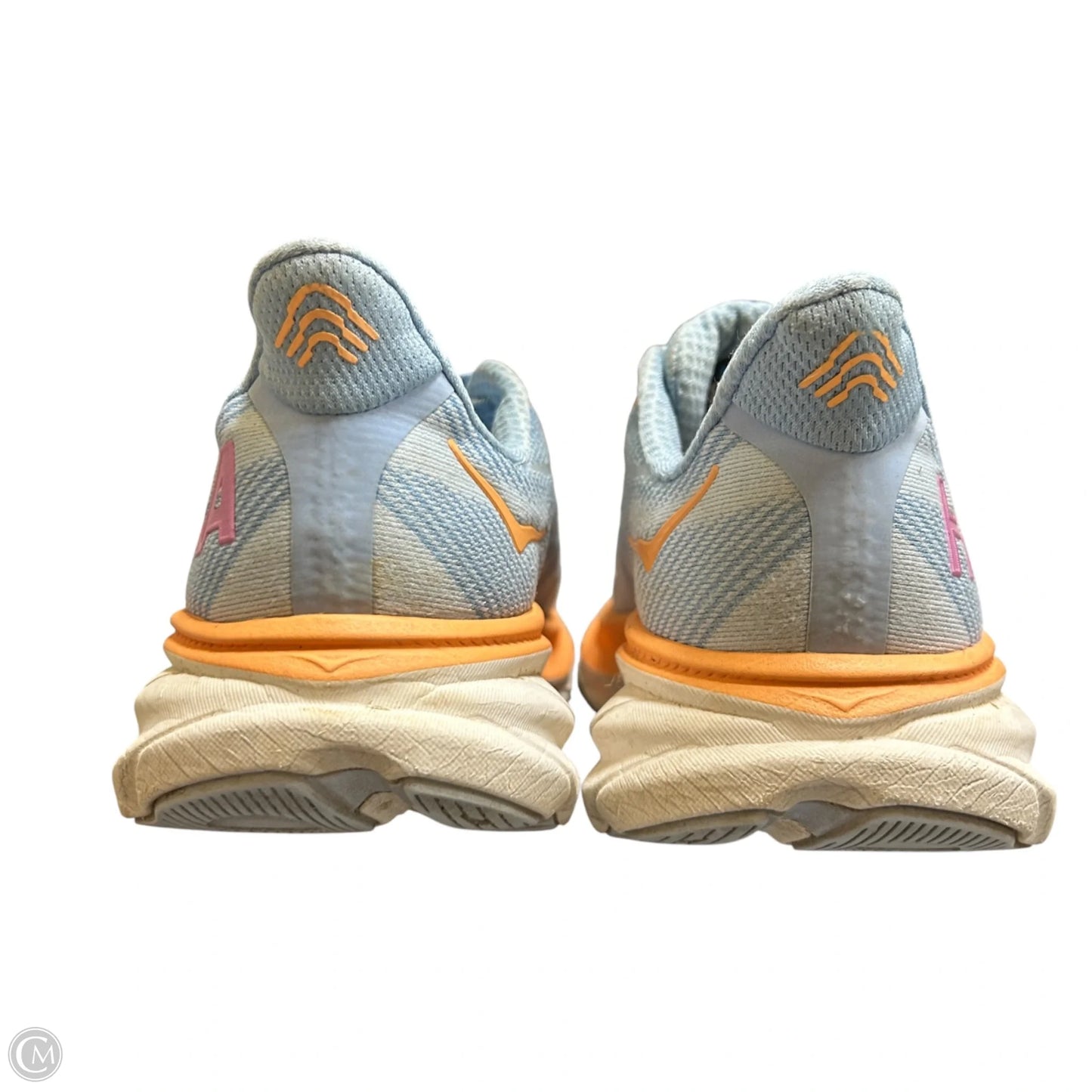 Shoes Athletic By Hoka In Blue & Orange, Size: 9