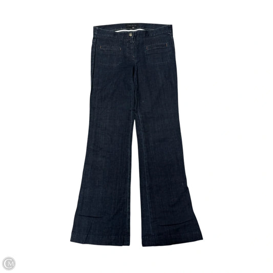 Jeans Boot Cut By Theory In Blue Denim, Size: 2