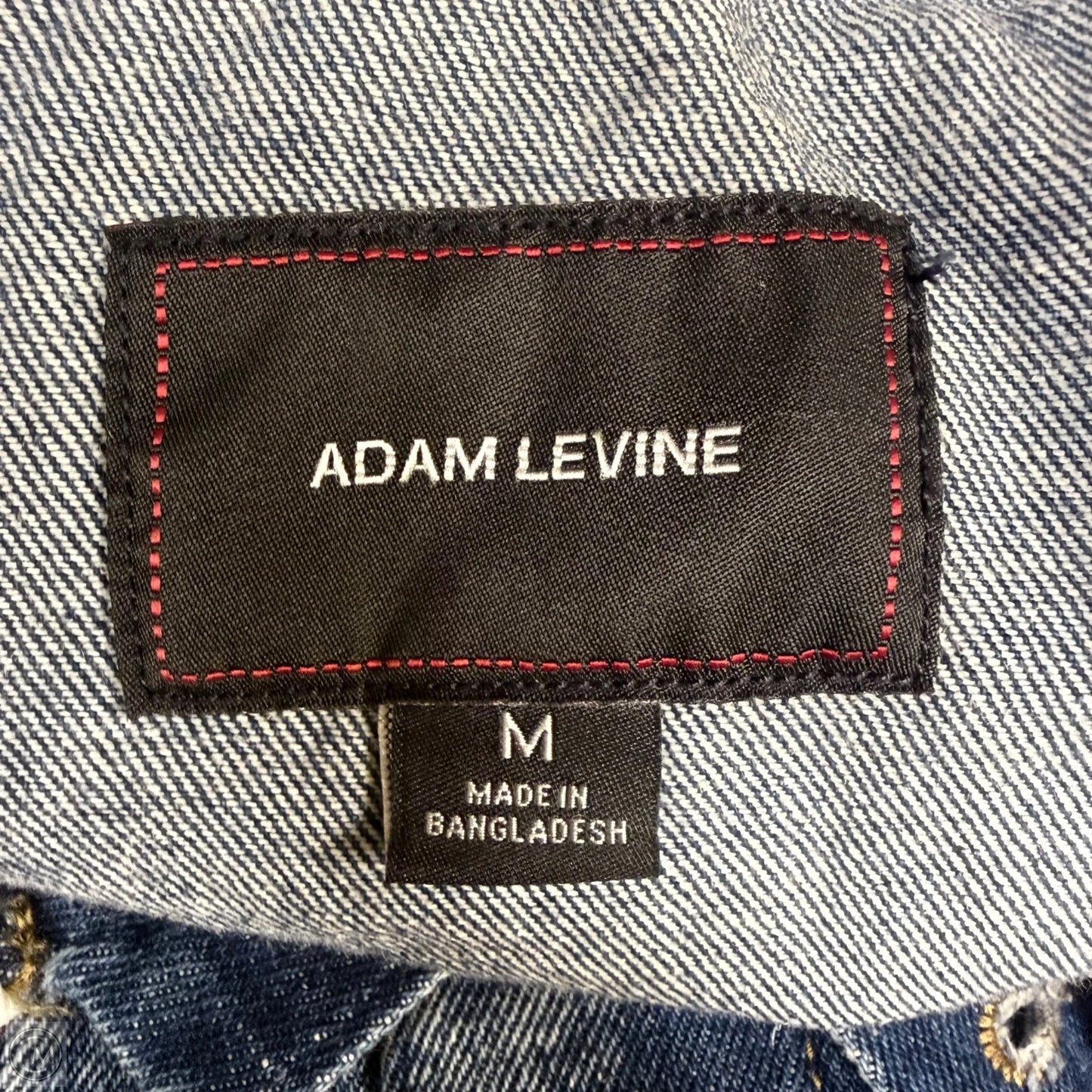Jacket Denim In Blue Denim, Size: M