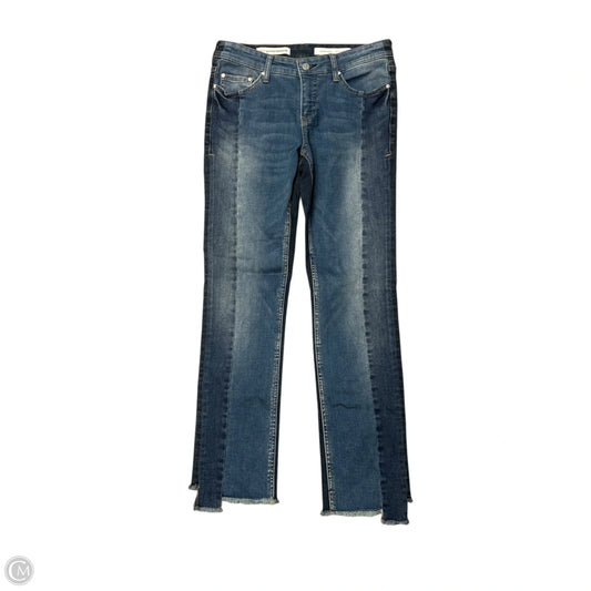 Jeans Straight By Pilcro In Blue Denim, Size: 4