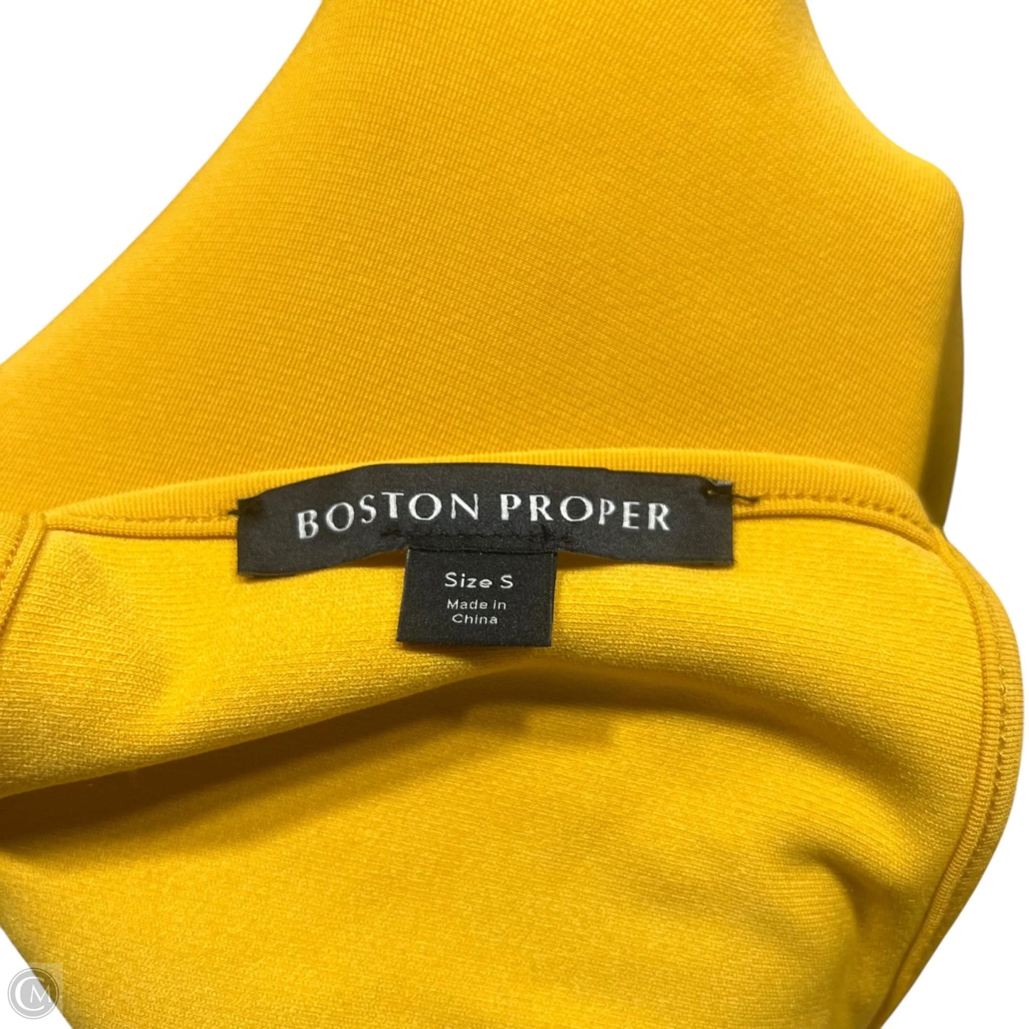 Dress Party Long By Boston Proper In Yellow, Size: S