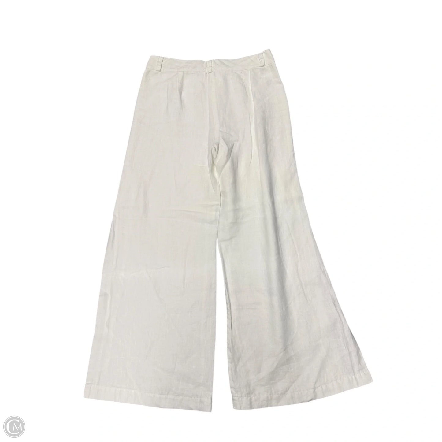 Pants Linen By Boston Proper In White, Size: 6