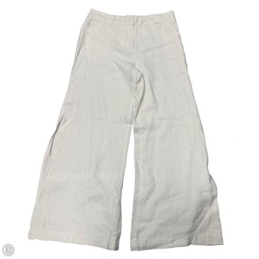 Pants Linen By Boston Proper In White, Size: 6
