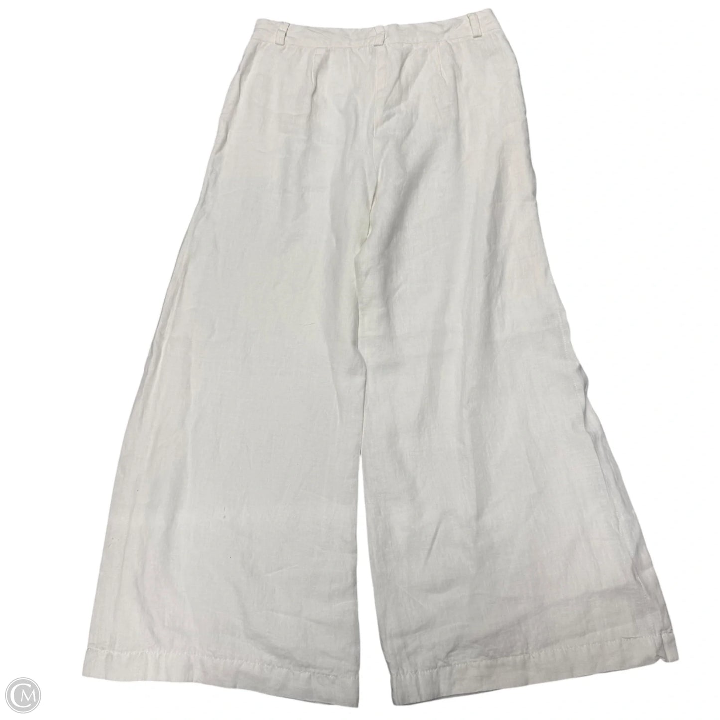 Pants Linen By Boston Proper In White, Size: 6