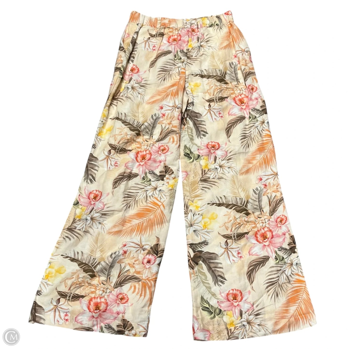 Pants Linen By Boston Proper In Orange, Size: 6