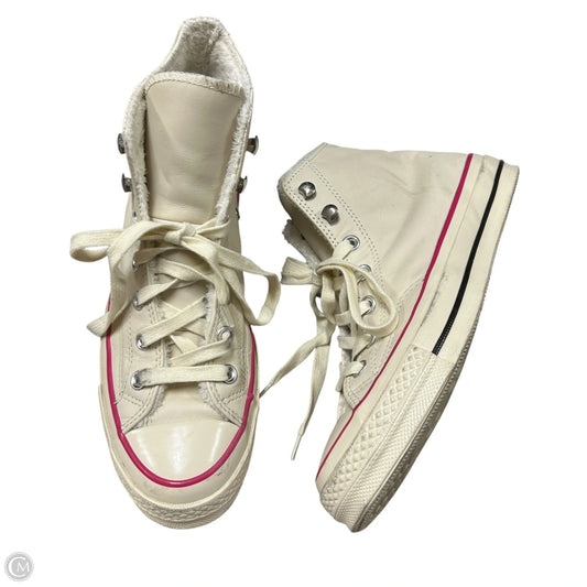 Shoes Sneakers By Converse In Cream, Size: 7.5