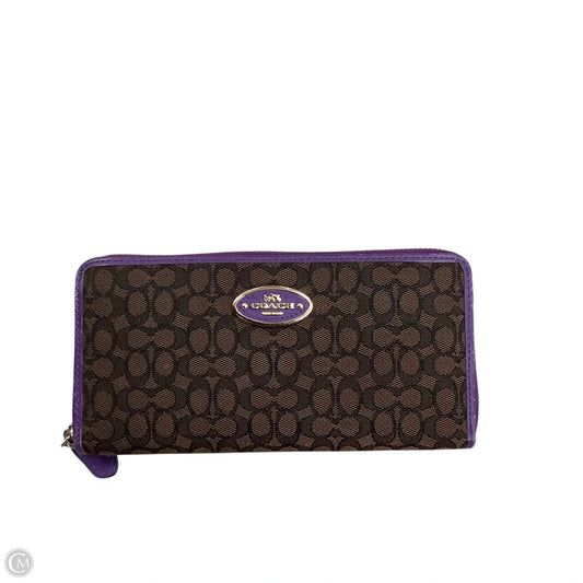 Wallet Designer By Coach, Size: Large