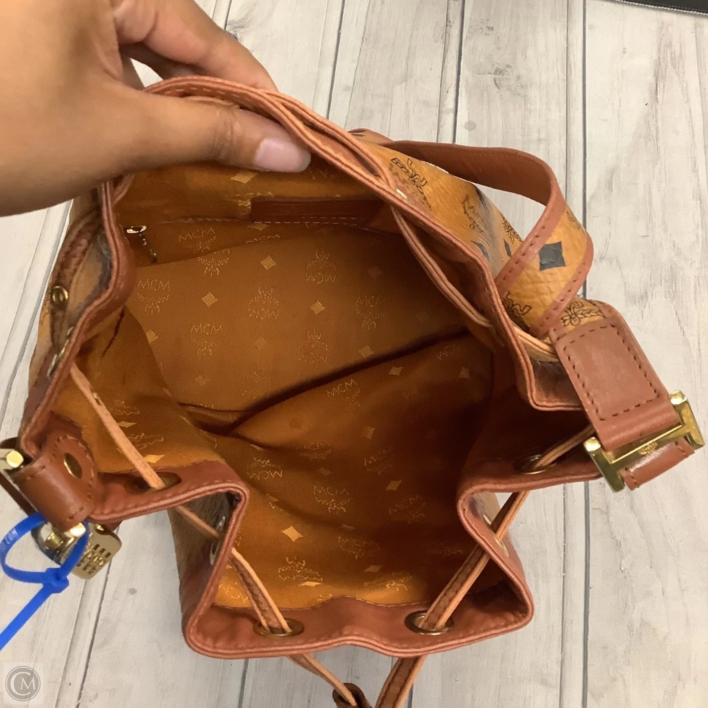 Crossbody Luxury Designer By Mcm, Size: Medium