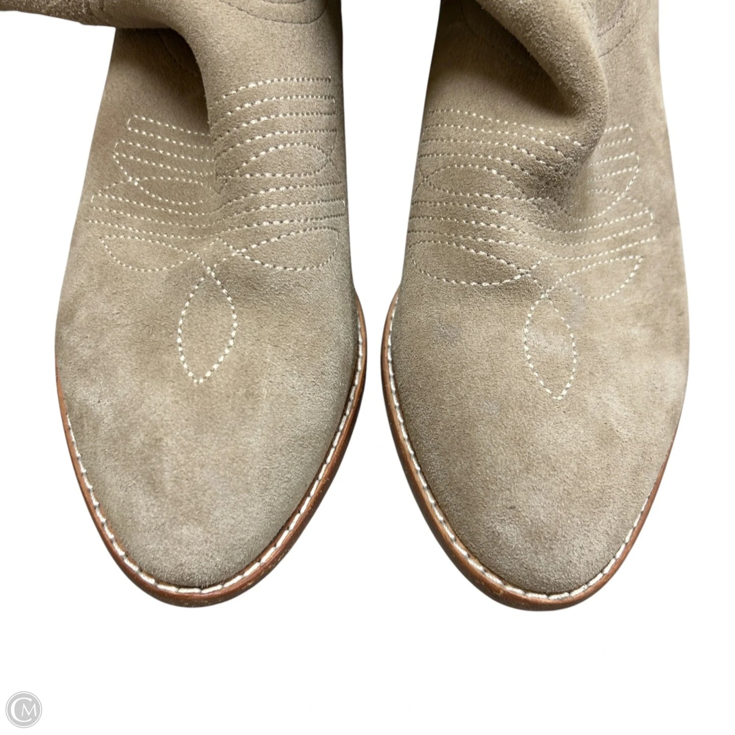 Boots Ankle Heels By Silent D In Beige, Size: 5.5