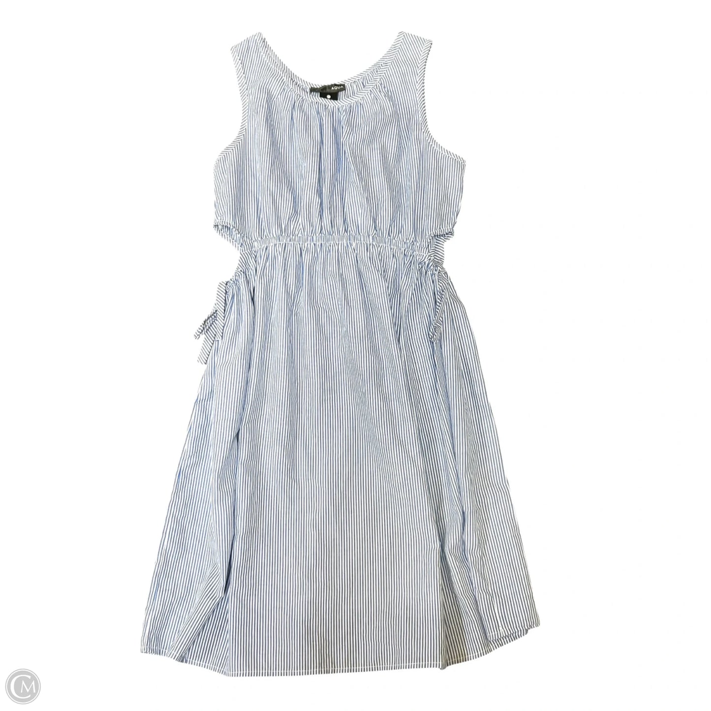 Dress Casual Short By Aqua In Blue & White, Size: Xs