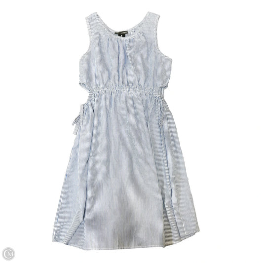Dress Casual Short By Aqua In Blue & White, Size: Xs