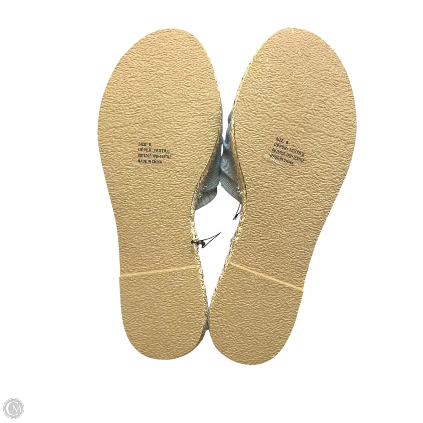 Sandals Flats By Olivia Miller In Blue, Size: 6