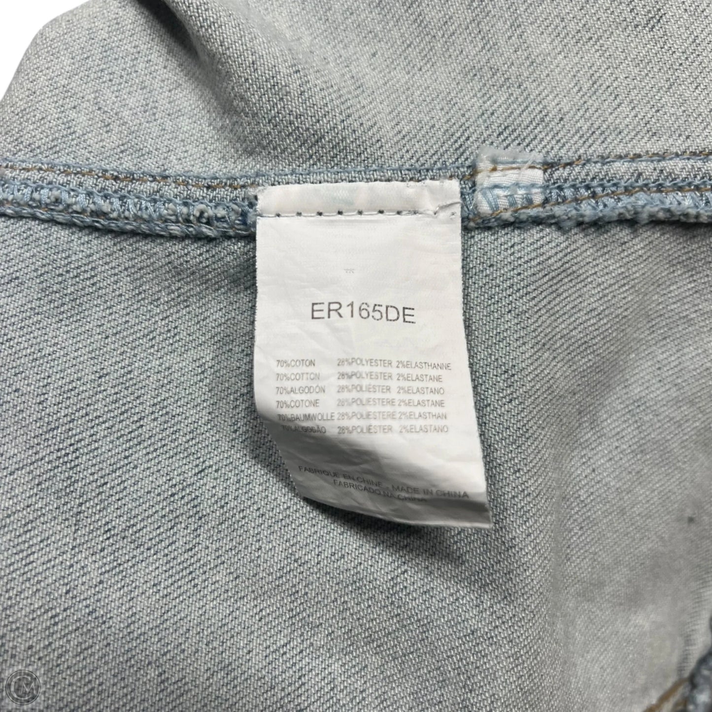 Top Sleeveless By Molly Bracken In Blue Denim, Size: Xl