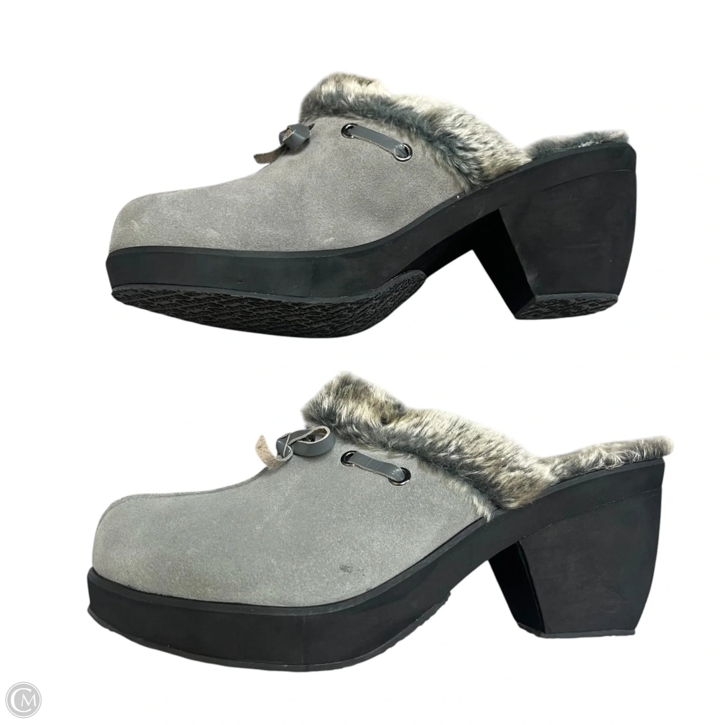 Shoes Heels Block By Skechers In Grey, Size: 11