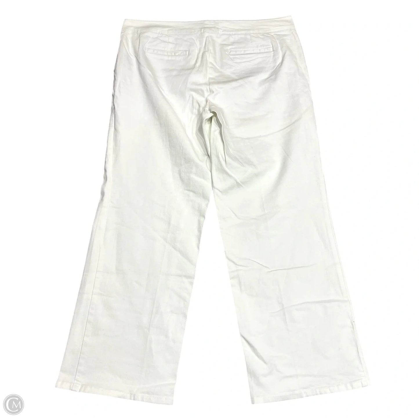 Jeans Straight By Jessica London In White Denim, Size: 18