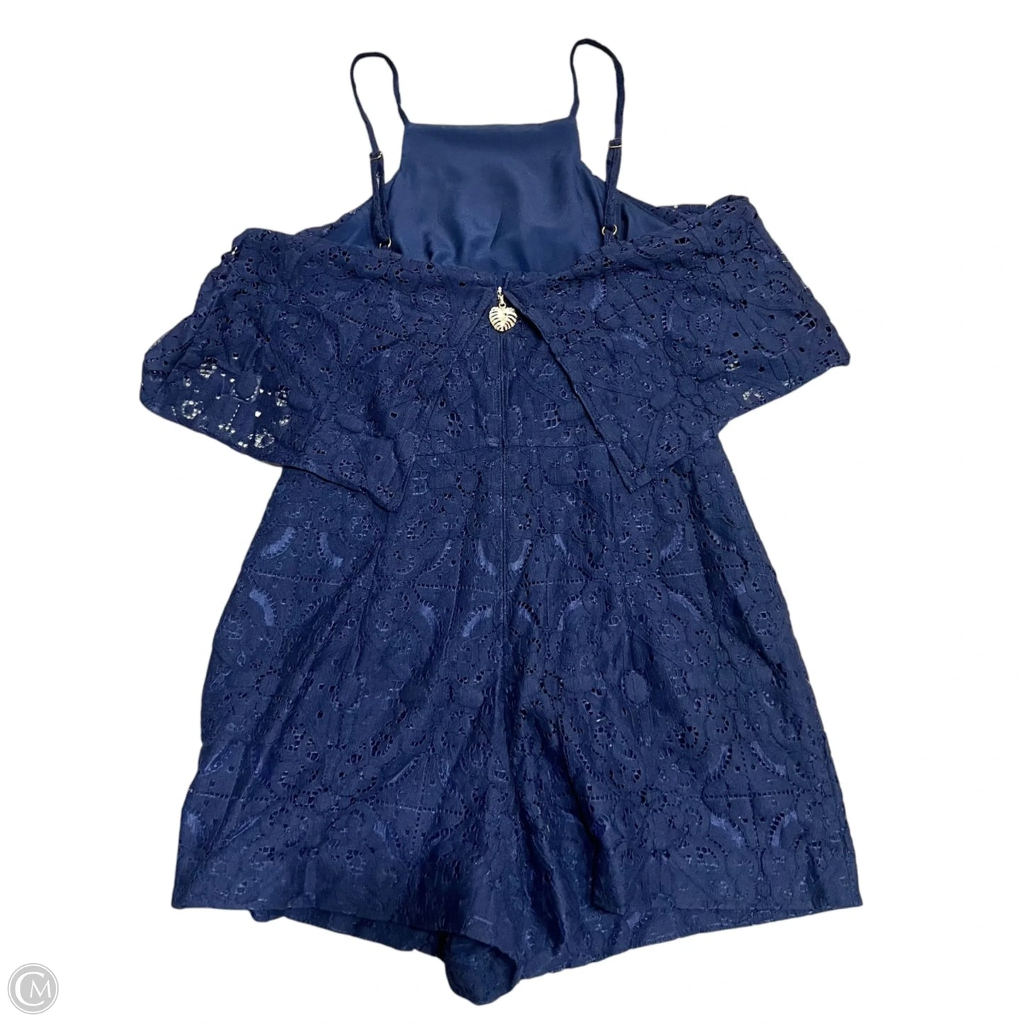 Romper Designer By Lilly Pulitzer In Navy, Size: 4
