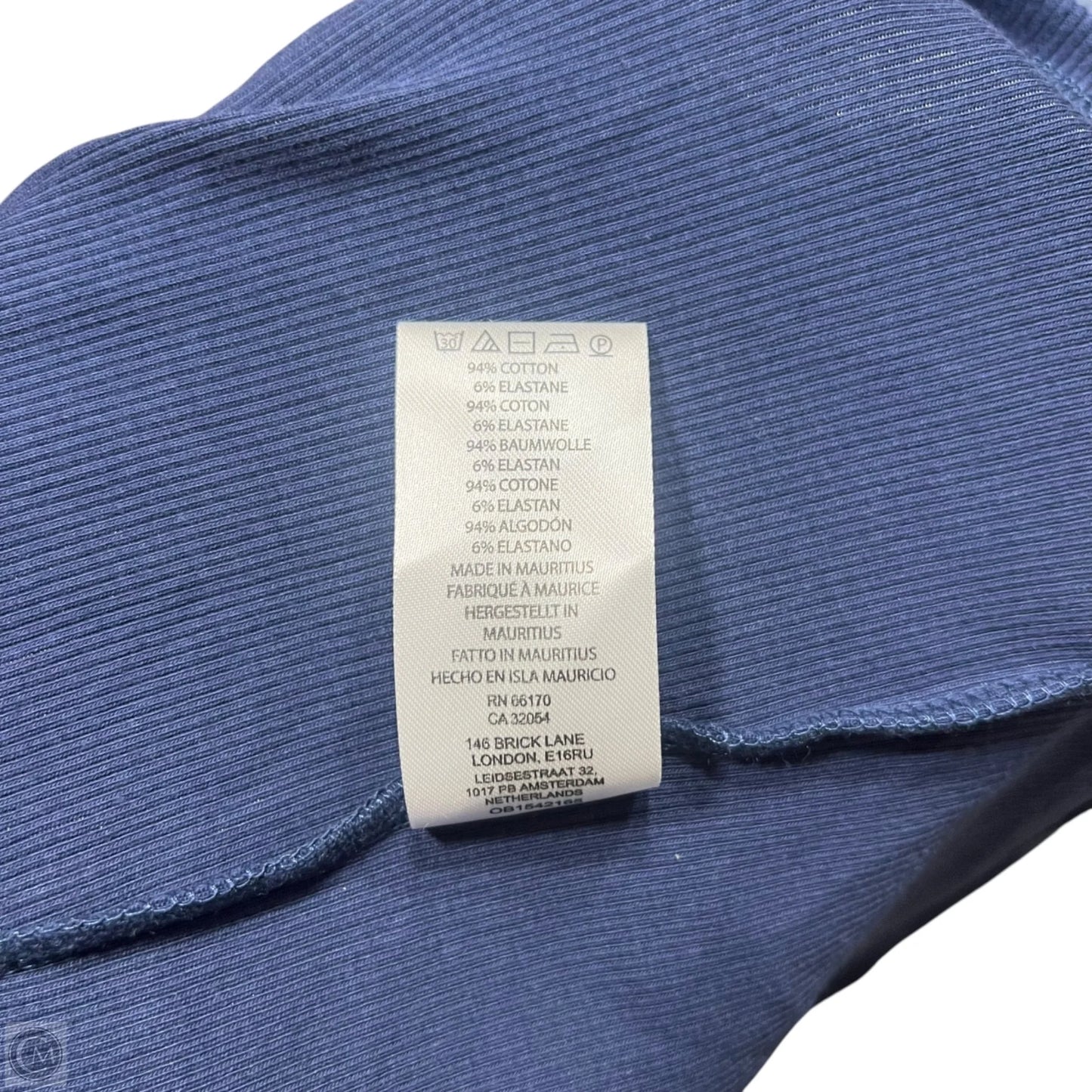 Top Short Sleeve Basic By Maeve In Blue, Size: L