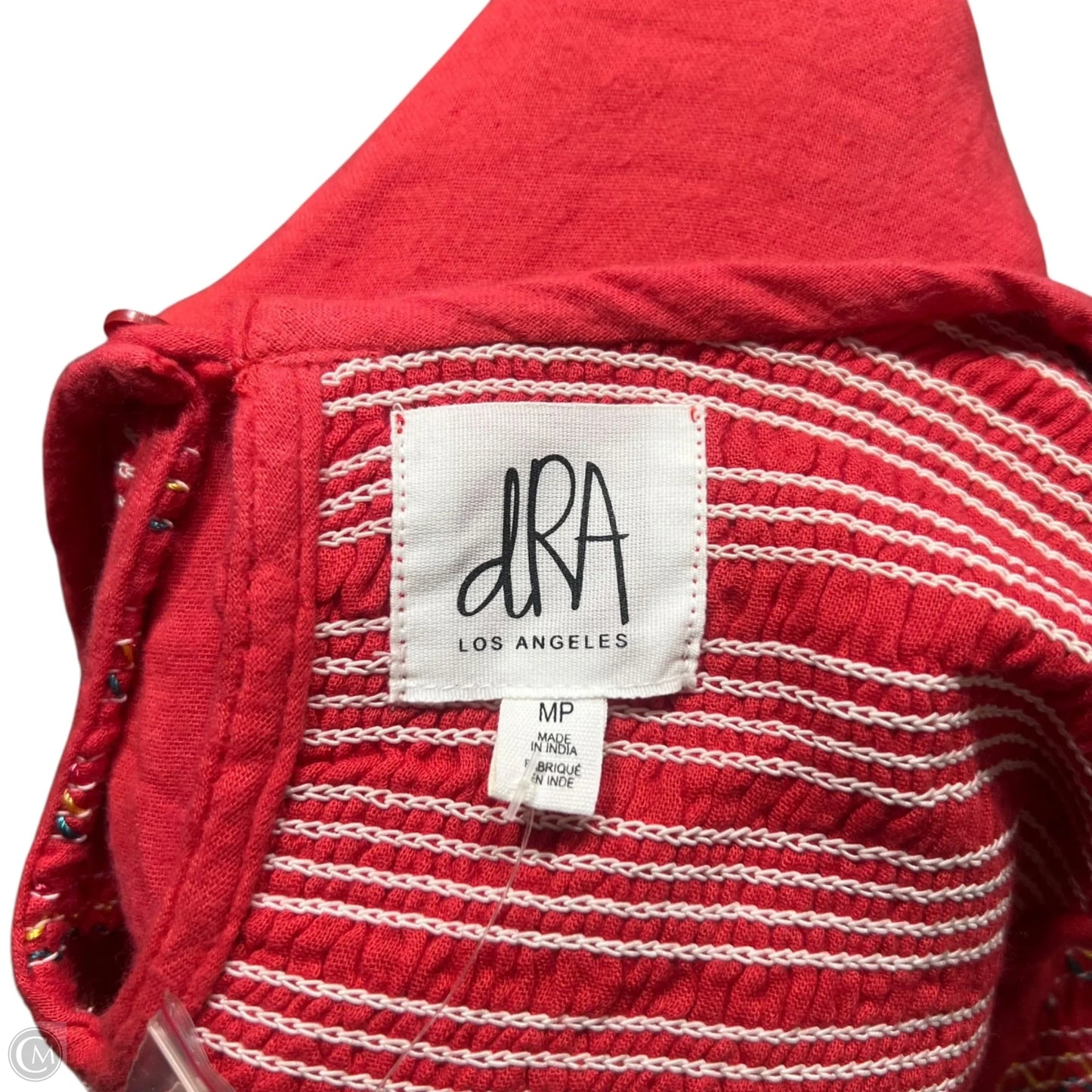 Dress Casual Short By Anthropologie In Red, Size: Mp