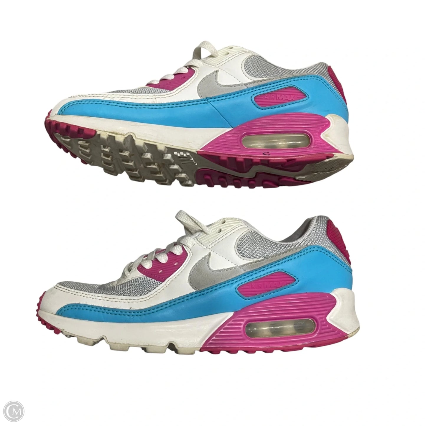 Shoes Sneakers By Nike In Blue & Pink, Size: 8