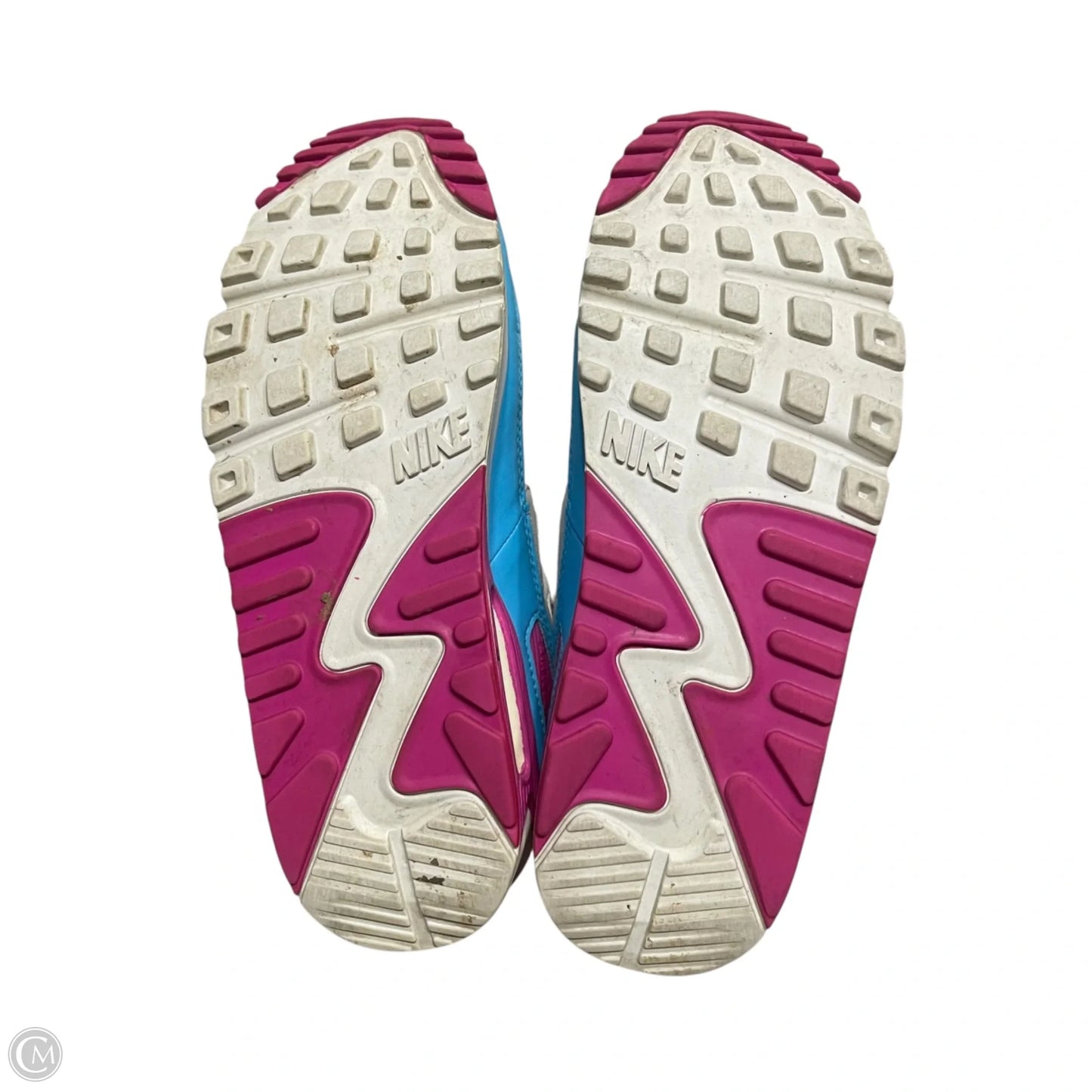 Shoes Sneakers By Nike In Blue & Pink, Size: 8