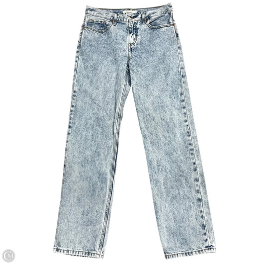Jeans Straight By Levis In Blue Denim, Size: 4