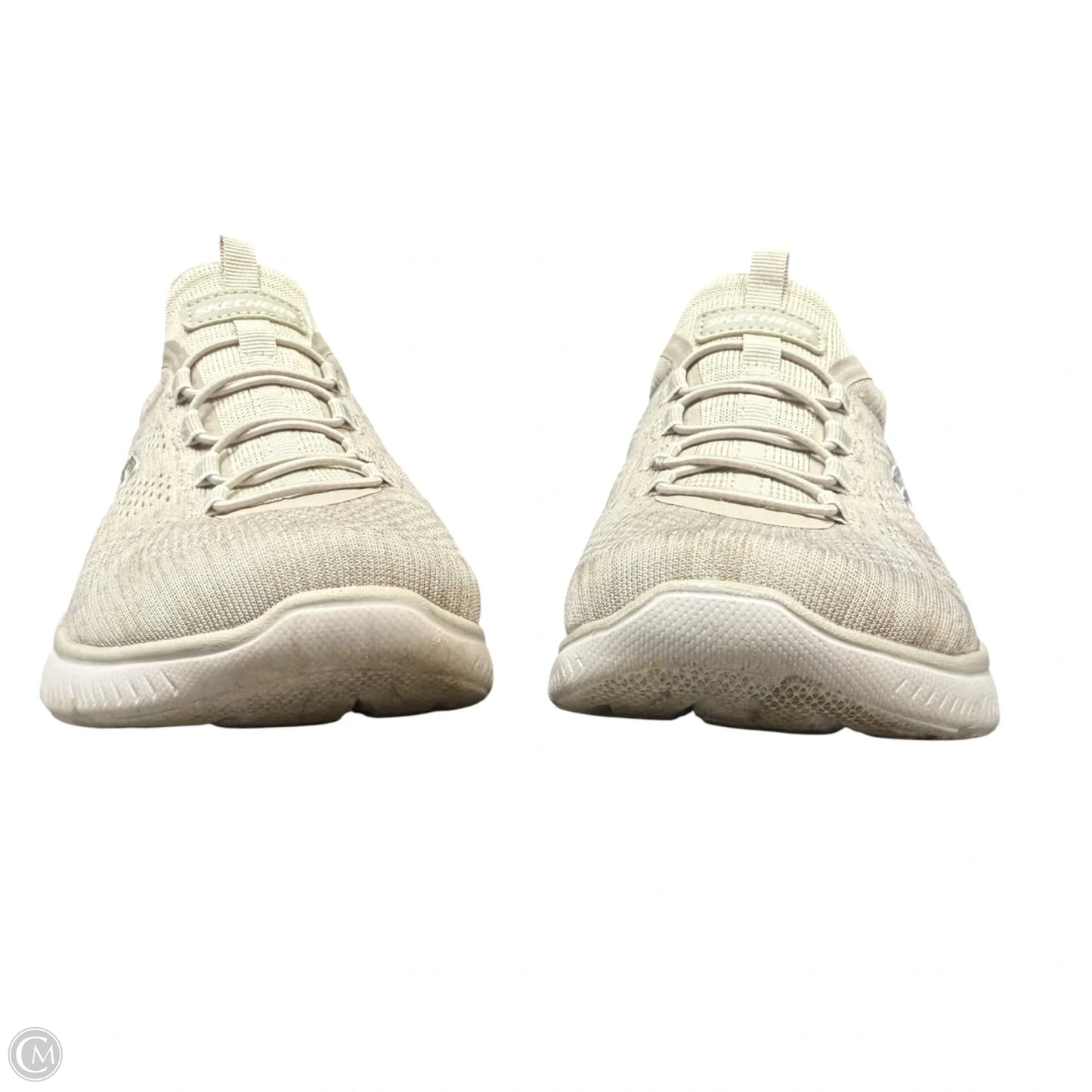 Shoes Athletic By Skechers In Cream & Pink, Size: 7.5