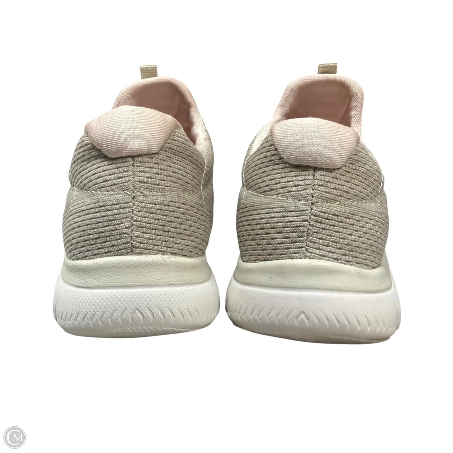 Shoes Athletic By Skechers In Cream & Pink, Size: 7.5