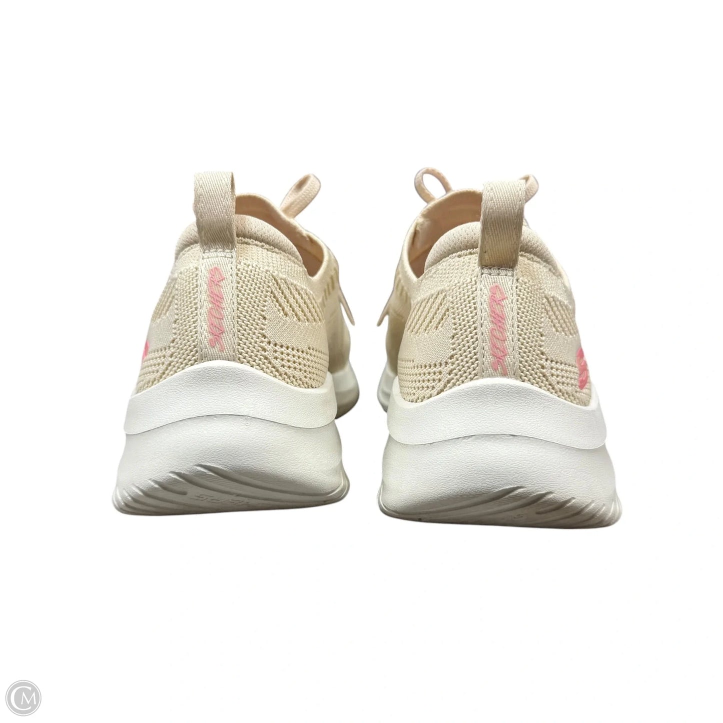 Shoes Athletic By Skechers In Cream & White, Size: 7