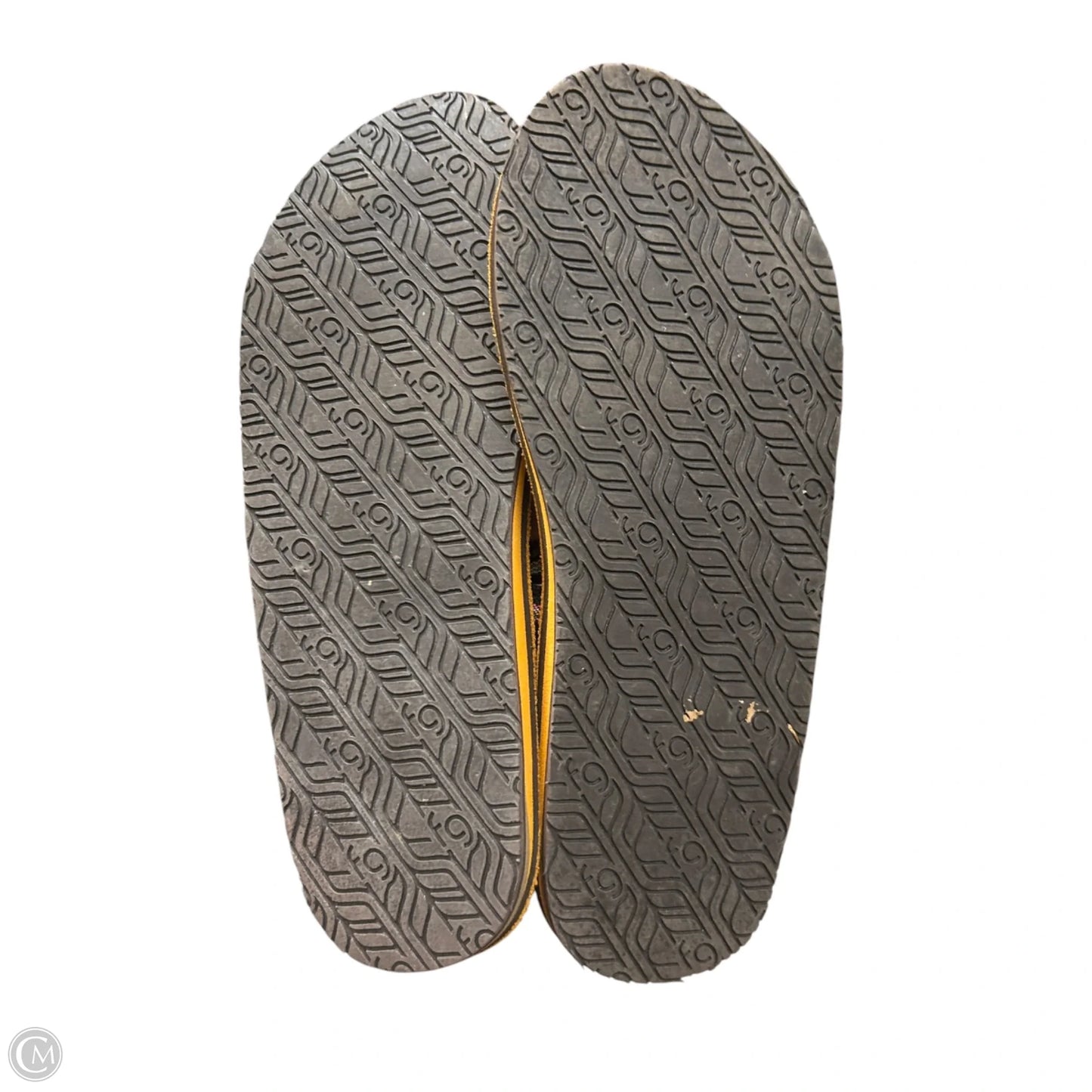 Sandals Flip Flops By Feelgoodz In Brown, Size: 7
